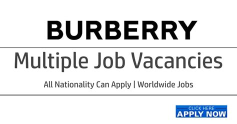 burberry jobs in london|Burberry jobs vacancies.